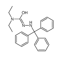 1,1-diethyl-3-(tritylamino)urea Structure