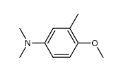 4-methoxy-3,N,N-trimethyl-aniline结构式