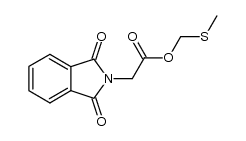phthalimidoacetic acid methylthiomethyl ester Structure