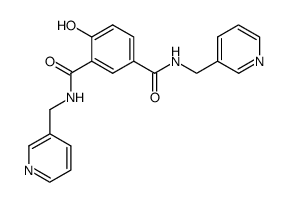 4-hydroxy-N,N'-bis-pyridin-3-ylmethyl-isophthalamide Structure