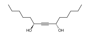 (6S,9S)-Tetradec-7-yne-6,9-diol Structure