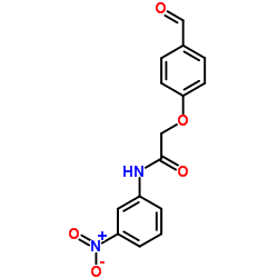 2-(4-Formylphenoxy)-N-(3-nitrophenyl)acetamide结构式