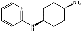 1-N-(吡啶-2-基)环己烷-1,4-二胺,反式结构式