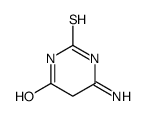 6-Amino-2-thioxo-2,5-dihydro-4(3H)-pyrimidinone结构式