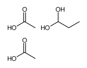 acetic acid,propane-1,1-diol结构式
