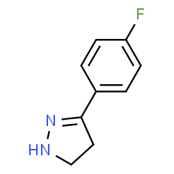 1H-Pyrazole,3-(4-fluorophenyl)-4,5-dihydro-(9CI) Structure