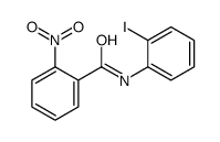 N-(2-iodophenyl)-2-nitrobenzamide结构式