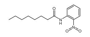 N-(2-nitrophenyl)octanamide结构式