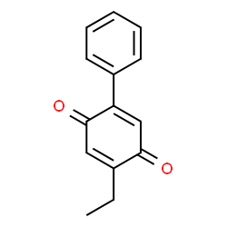 2,5-Cyclohexadiene-1,4-dione, 2-ethyl-5-phenyl- (9CI)结构式