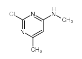 2-CHLORO-N,6-DIMETHYL-4-PYRIMIDINAMINE structure