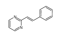 Pyrimidine, 2-[(1E)-2-phenylethenyl]- (9CI)结构式