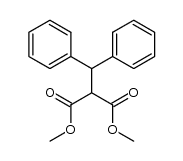 dimethyl 2-(diphenylmethyl)malonate Structure
