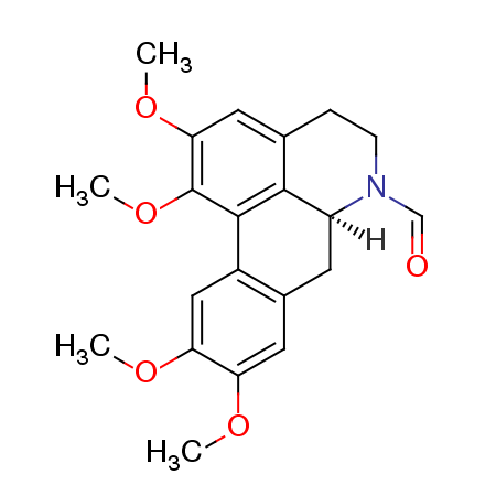 (+)-N-Formylnorglaucine structure