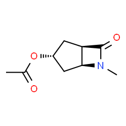 6-Azabicyclo[3.2.0]heptan-7-one,3-(acetyloxy)-6-methyl-,(1R,3R,5S)-rel-(9CI) picture