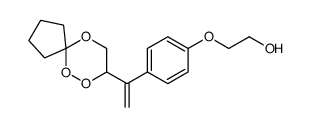 2-[4-[1-(6,7,10-trioxaspiro[4.5]decan-8-yl)ethenyl]phenoxy]ethanol Structure