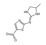 2-(4-Methyl-1,3-imidazolinyliden-(2)-amino)-5-nitrothiazol [German] structure