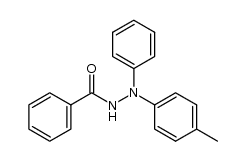 benzoic acid-(N'-phenyl-N'-p-tolyl-hydrazide)结构式