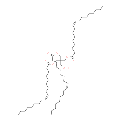 2-(hydroxymethyl)-2-[(oleoyloxy)methyl]-1,3-propanediyl dioleate结构式