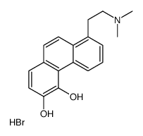 8-[2-(dimethylamino)ethyl]phenanthrene-3,4-diol,hydrobromide结构式