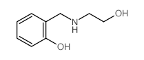 o-[N-(2-Hydroxyethyl)aminomethyl]phenol Structure