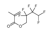 2,2,3,3,4,4-hexafluorobutyl 2-methylprop-2-enoate Structure
