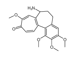 (7S)-7-amino-1,2,3,9-tetramethoxy-6,7-dihydro-5H-benzo[a]heptalen-10-one结构式