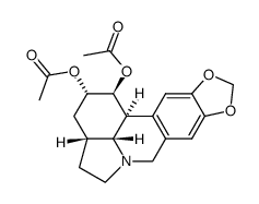 1,2-O,O'-diacetyl-α-dihydrolycorine结构式