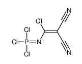 2-[chloro-[(trichloro-λ5-phosphanylidene)amino]methylidene]propanedinitrile结构式