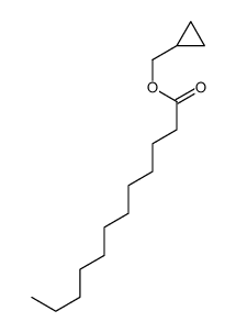 cyclopropylmethyl dodecanoate结构式