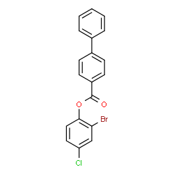 2-Bromo-4-chlorophenyl 4-biphenylcarboxylate picture