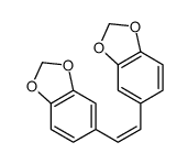 5-[2-(1,3-benzodioxol-5-yl)ethenyl]-1,3-benzodioxole结构式