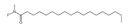 N-fluoro-N-methyloctadecanamide Structure