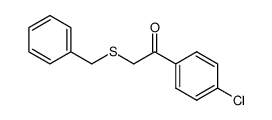 2-(benzylsulfanyl)-1-(4-chlorophenyl)ethanone Structure