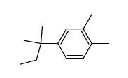 4-(1,1-dimethylpropyl)-1,2-dimethylbenzene结构式