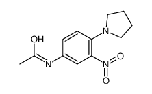 N-(3-nitro-4-pyrrolidin-1-ylphenyl)acetamide Structure