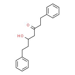 5-Hydroxy-1,7-diphenyl-3-heptanone结构式