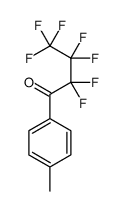 2,2,3,3,4,4,4-heptafluoro-1-(4-methylphenyl)butan-1-one结构式