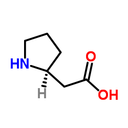 (S)-吡咯烷乙酸结构式