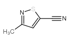 3-Methylisothiazole-5-carbonitrile结构式