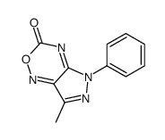 7-methyl-5-phenylpyrazolo[4,3-c][1,2,5]oxadiazin-3-one结构式