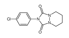 2-(4-chlorophenyl)-5,6,7,8-tetrahydro-[1,2,4]triazolo[1,2-a]pyridazine-1,3-dione Structure