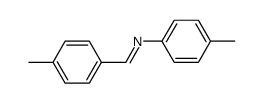 (E)-4-METHYL-N-(4-METHYLBENZYLIDENE)ANILINE structure