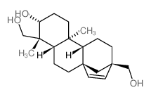 17-Norkaur-15-ene-3,18-diol,13-(hydroxymethyl)-,(3R,4R,8â,13â)- structure