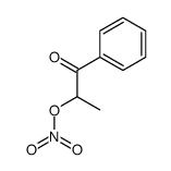 (1-oxo-1-phenylpropan-2-yl) nitrate Structure