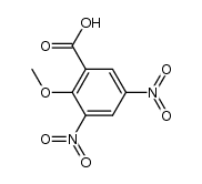 2-methoxy-3,5-dinitrobenzoic acid结构式