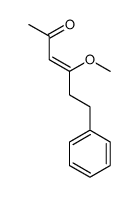 4-methoxy-6-phenylhex-3-en-2-one Structure