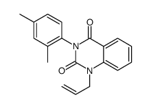 3-(2,4-dimethylphenyl)-1-prop-2-enylquinazoline-2,4-dione Structure