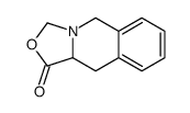 3,5,10,10a-tetrahydro-[1,3]oxazolo[3,4-b]isoquinolin-1-one结构式