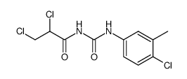 N-(4-Chlor-3-methylphenyl)-N'-(2,3-dichlorpropionyl)-harnstoff Structure