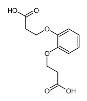 3-[2-(2-carboxyethoxy)phenoxy]propanoic acid Structure